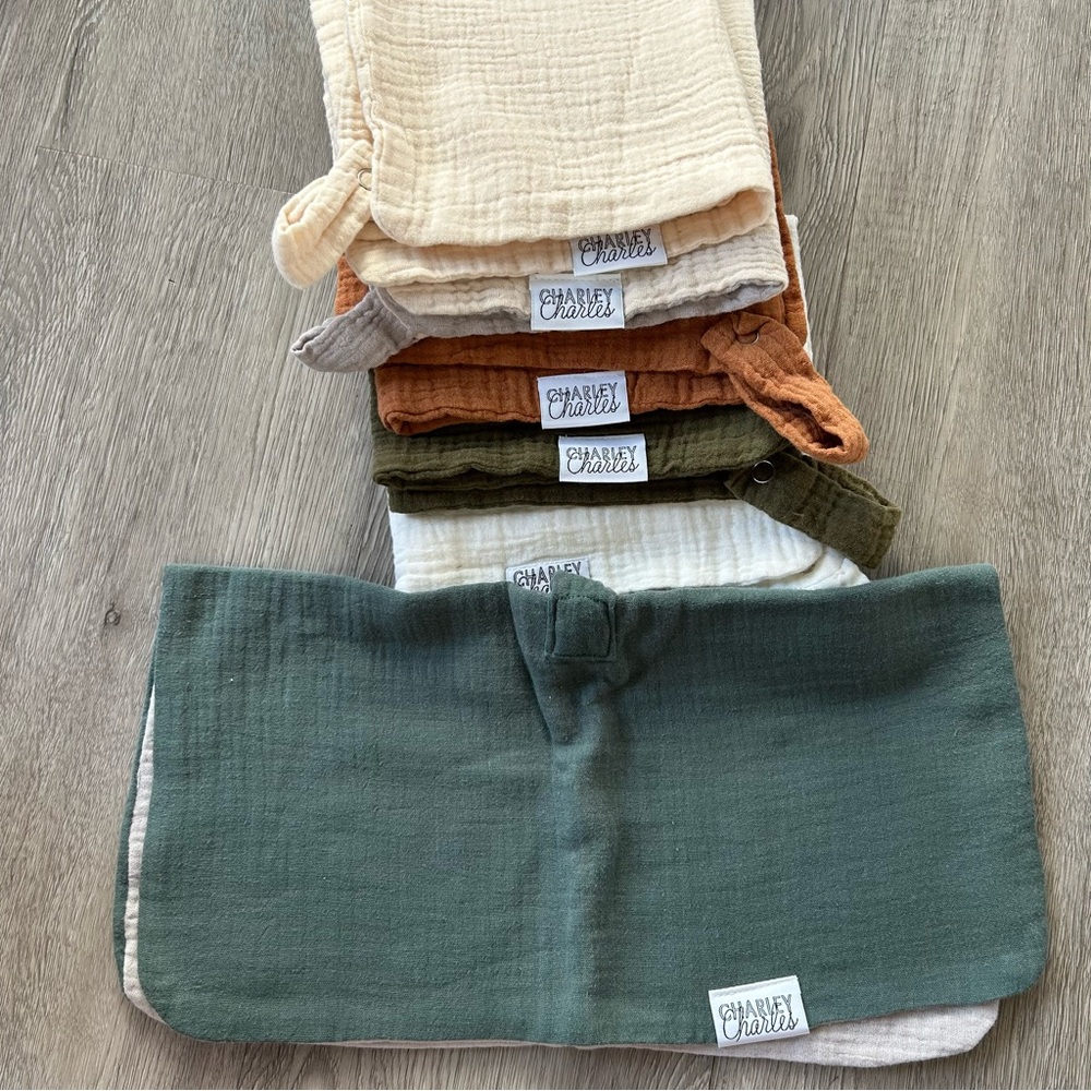 6 Charley Charles Gauze Pacifier Holder Blanket - 12 X 12